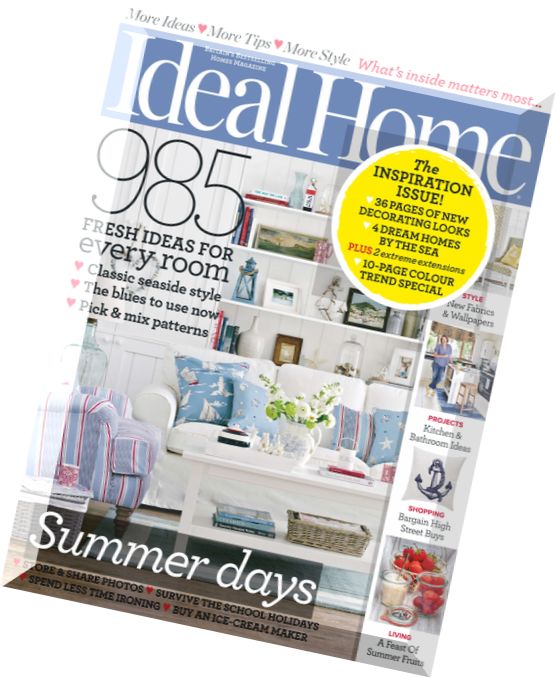 Ideal Home – August 2015