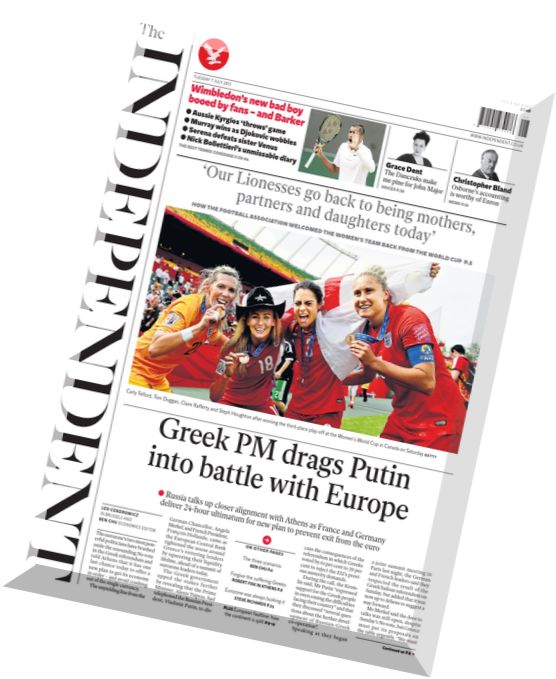The Independent – 7 July 2015