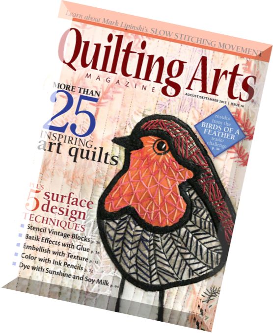 Quilting Arts – August-September 2015