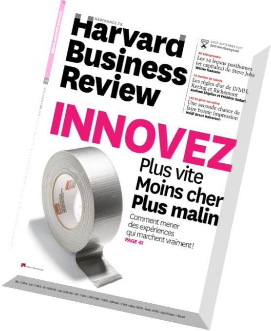 Harvard Business Review France – Aout-Septembre 2015
