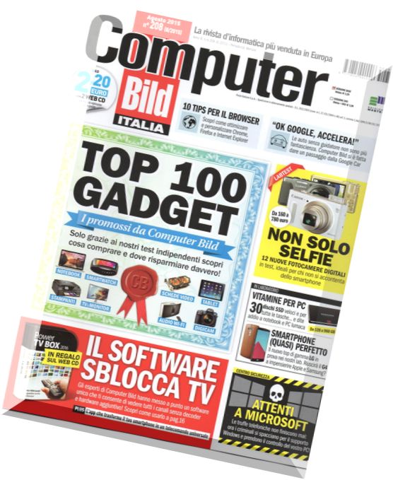 Computer Bild Italia – Agosto 2015