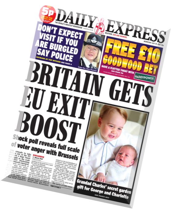 Daily Express – 29 July 2015