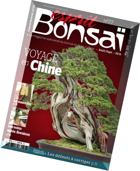 Esprit Bonsai – Aout-Septembre 2015