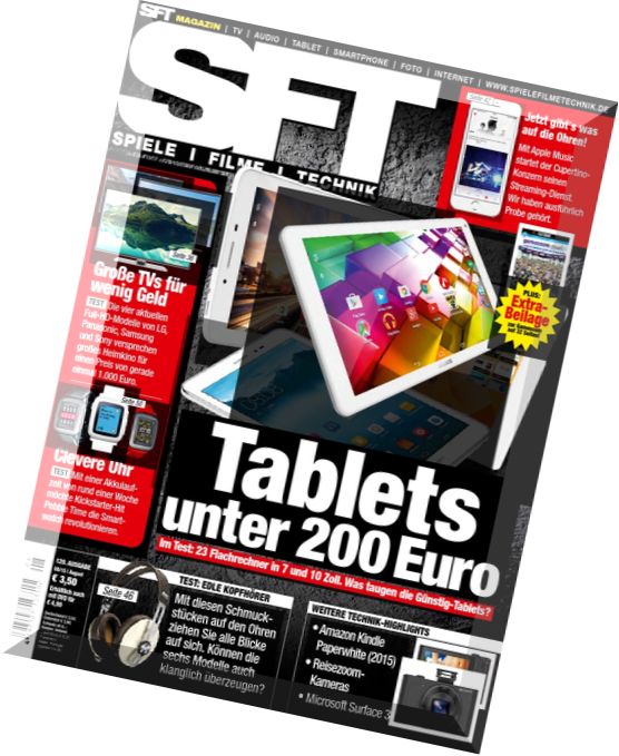 SFT – Spiele Filme Technik – August 2015