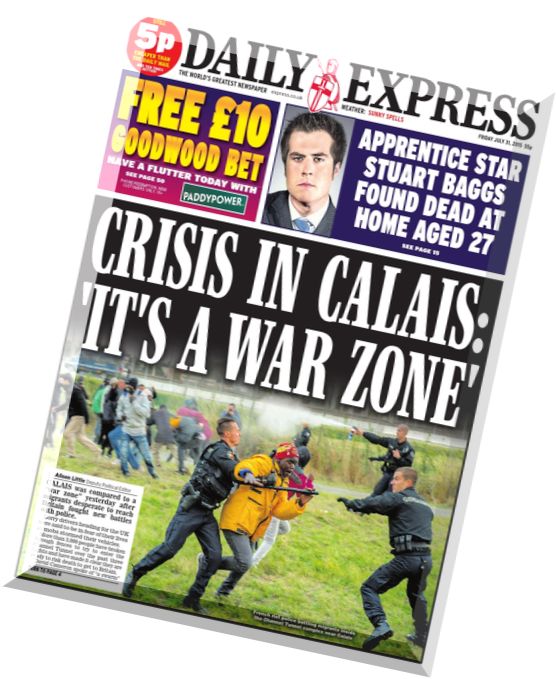 Daily Express – 31 July 2015