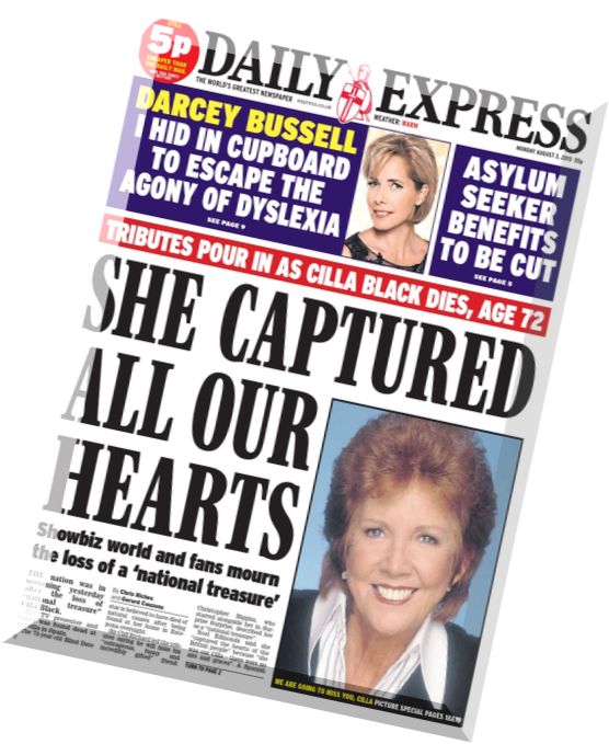 Daily Express – 3 August 2015
