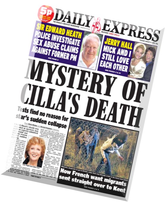 Daily Express – 4 August 2015