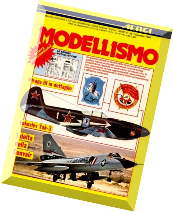 Aerei Modellismo – 1985-01
