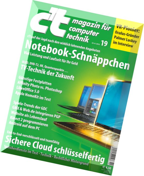 c’t Magazin – 22 August 2015