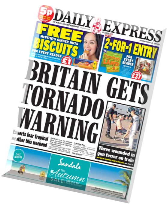 Daily Express – 22 August 2015