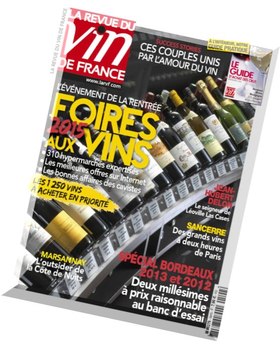 La Revue du Vin de France – Septembre 2015