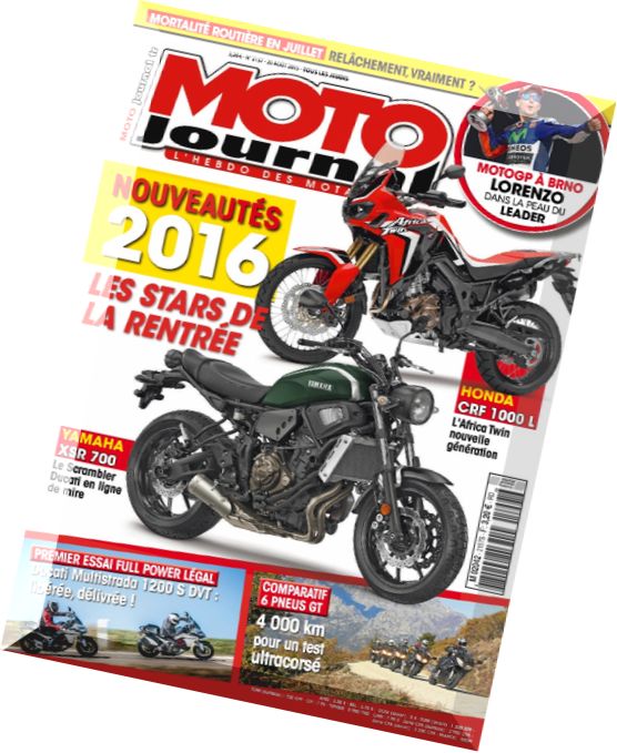 Moto Journal N 2157 – 20 au 26 Aout 2015