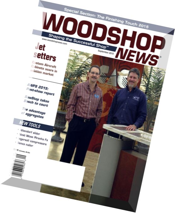 Woodshop News – September 2015