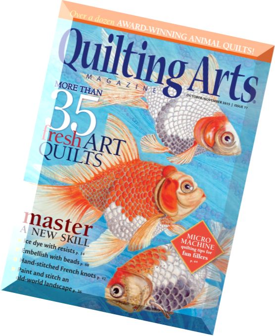 Quilting Arts Magazine – October-November 2015