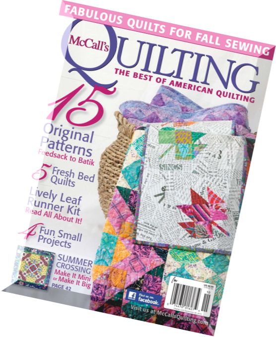 McCall’s Quilting – September-October 2015