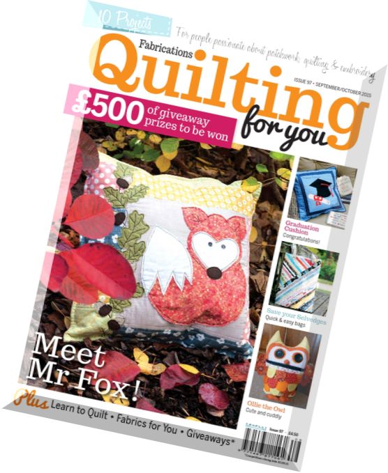 Fabrications Quilting for You – September – October 2015