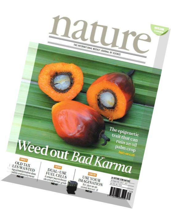 Nature Magazine – 24 September 2015