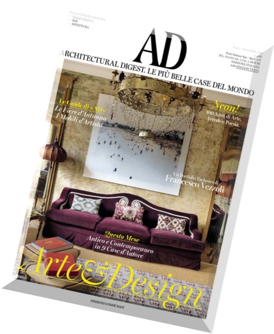 AD Architectural Digest Italia – Ottobre 2015
