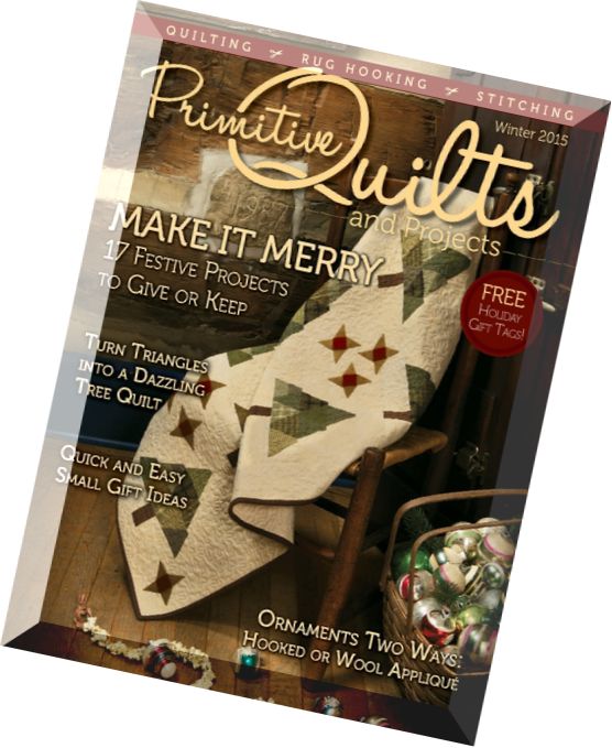 Primitive Quilts and Projects Magazine – Winter 2015