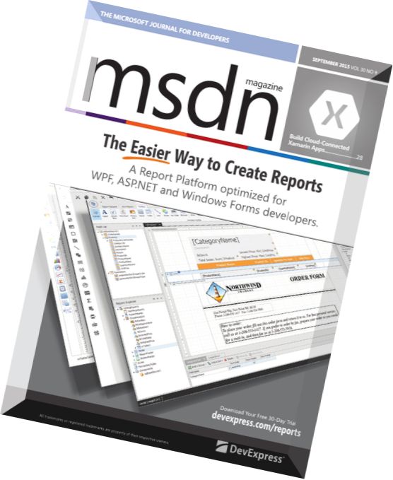 MSDN Magazine – September 2015