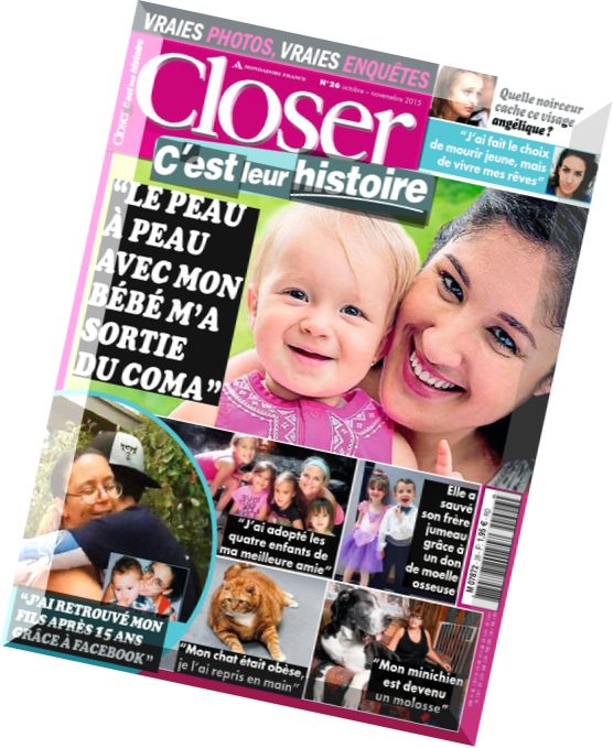 Closer C’est Leur Histoire – Octobre-Novembre 2015