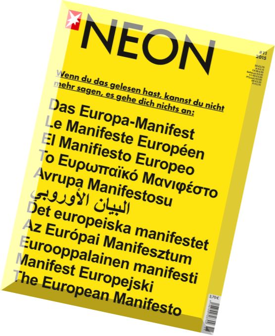 Neon Germany – November 2015