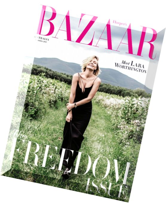 Harper’s Bazaar Australia – November 2015