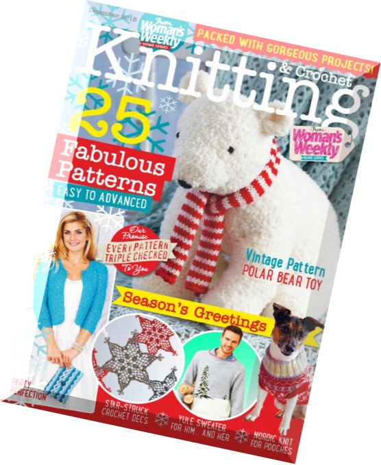 Knitting & Crochet from Woman’s Weekly – December 2015