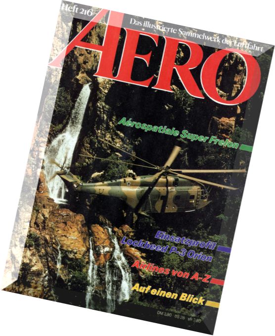 Aero Das Illustrierte Sammelwerk der Luftfahrt N 216