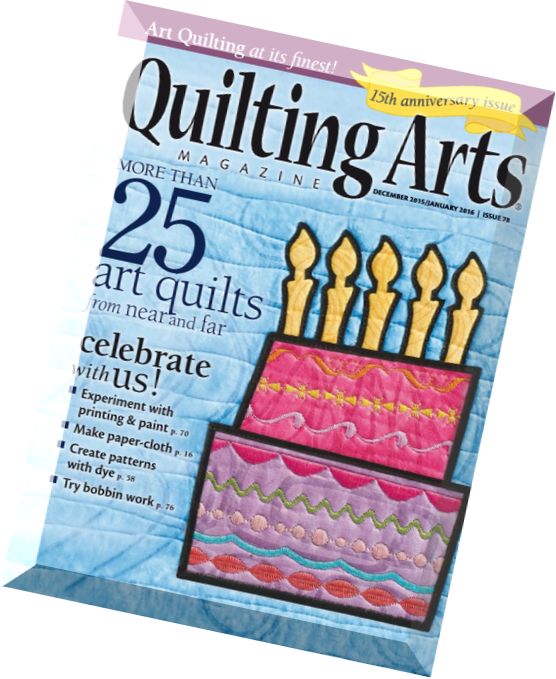 Quilting Arts – December 2015 – January 2016