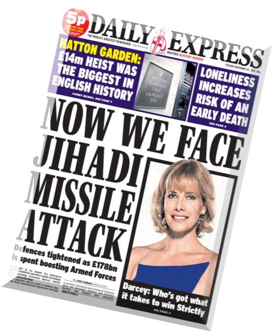 Daily Express – 24 November 2015