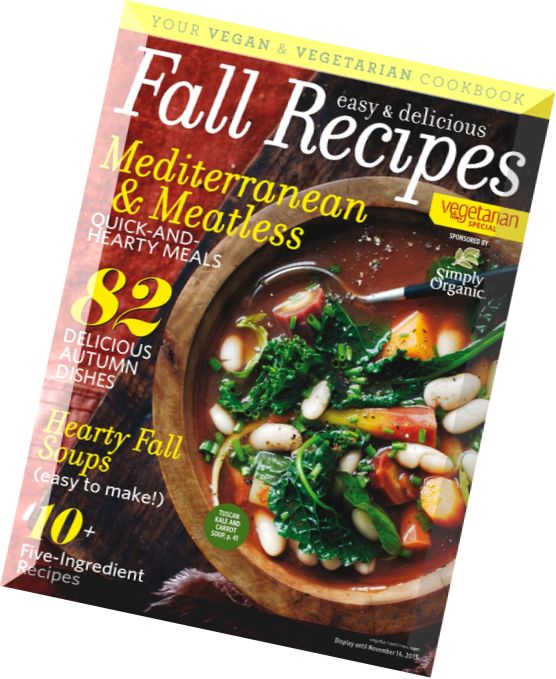 Vegetarian Times – Easy & Delicious Fall Recipes 2015