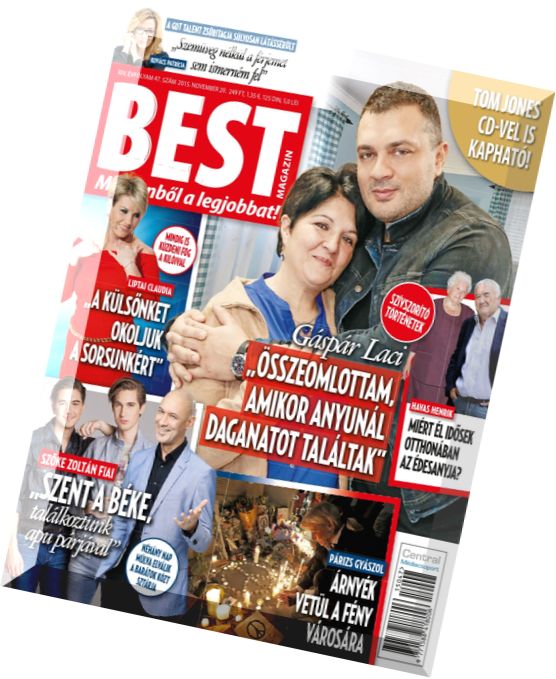 Best Magazin Hungary – 20 November 2015