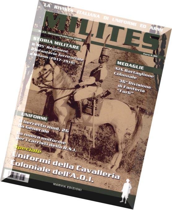 Milites – La Revista Italiana di Uniformi ed Armi N 33