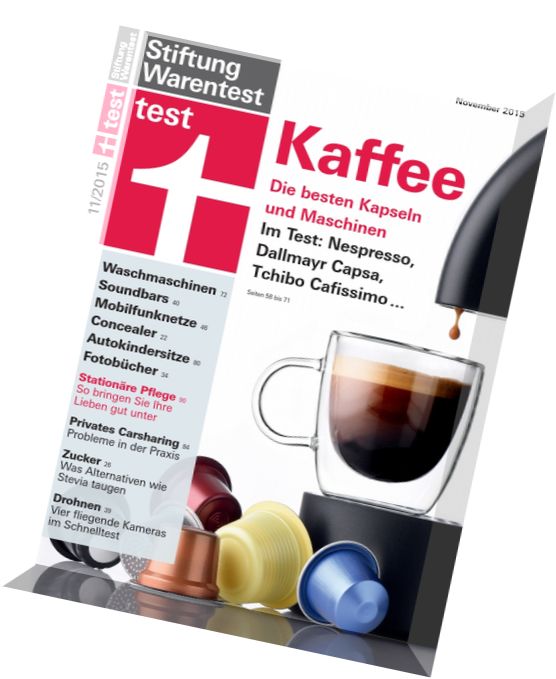 Stiftung Warentest Magazin – November 2015
