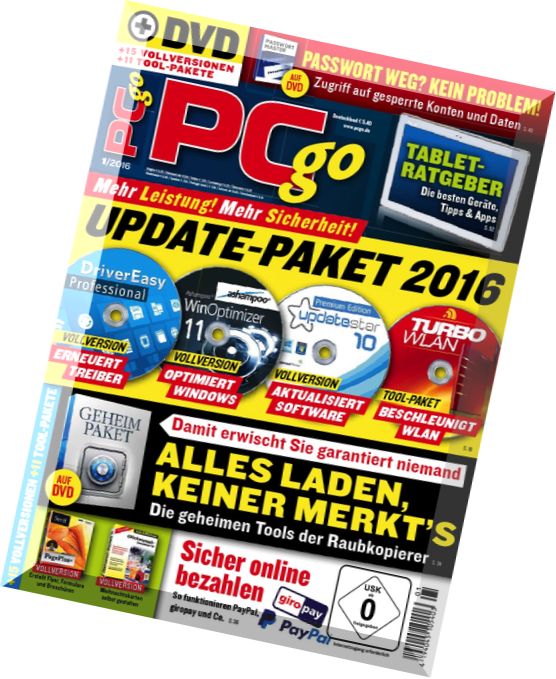 PC Go Magazin – Januar 2016