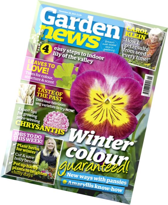Garden News – 28 November 2015