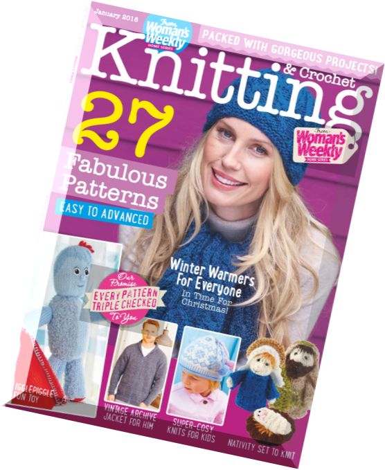 Knitting & Crochet from Woman’s Weekly – January 2016