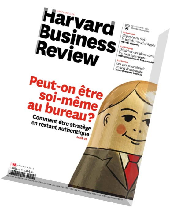 Harvard Business Review France – Fevrier-Mars 2016