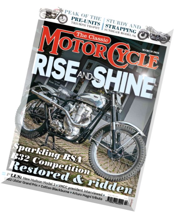 The Classic MotorCycle – March 2016