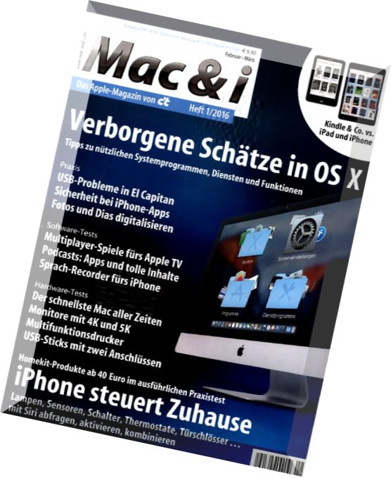 c’t Mac & i – Magazin rund um Apple Februar-Marz 01, 2016