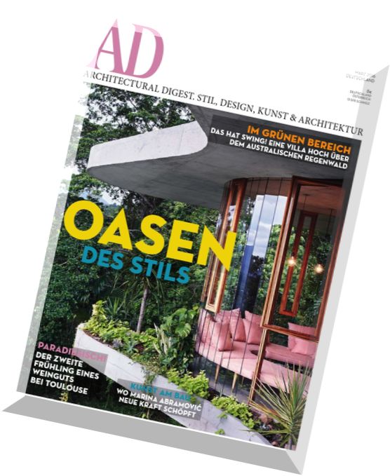 AD Architectural Digest Germany – Marz 2016