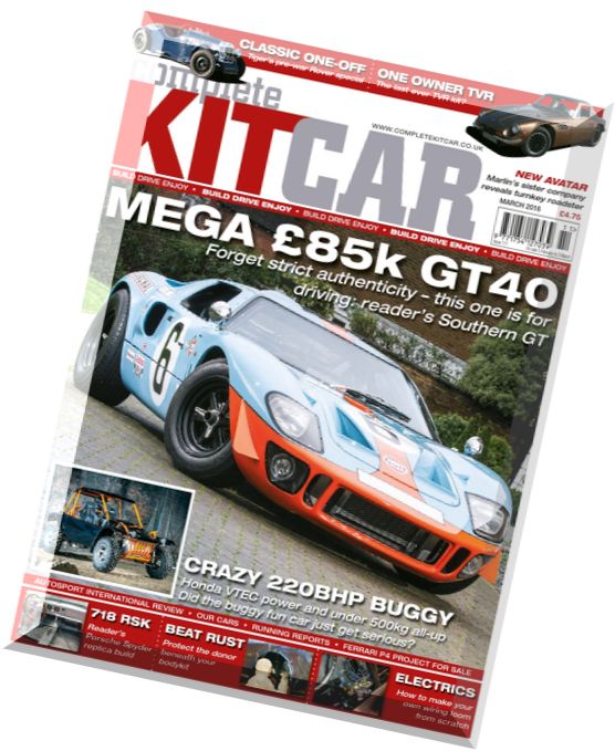 Complete Kit Car – March 2016