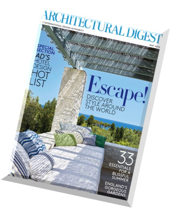 Architectural Digest – May 2016
