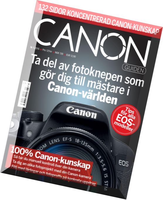 Kamera Guiden Canon – Nr.1, 2016