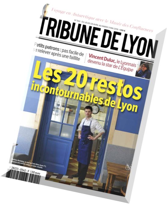 Tribune de Lyon – 28 Avril au 4 Mai 2016