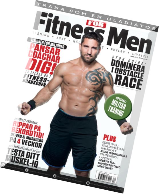 Fitness For Men Sweden – April 2016