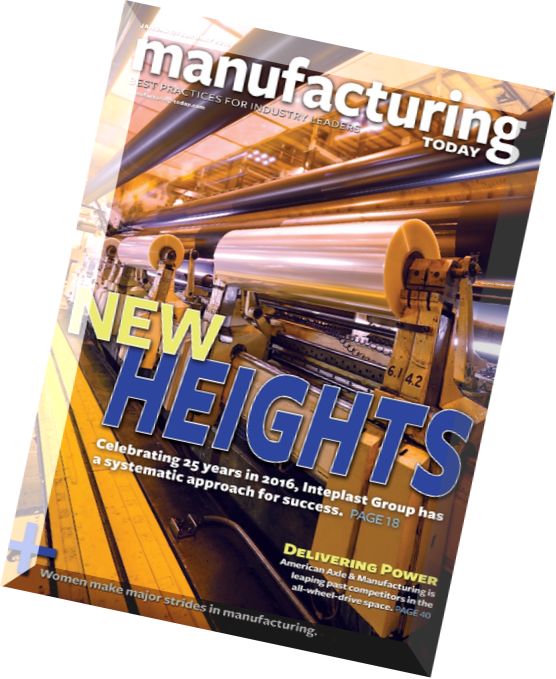 Manufacturing Today – January-February 2016