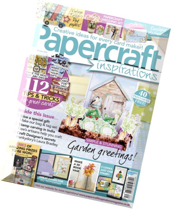 Papercraft Inspirations – June 2016