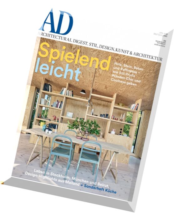 AD Architectural Digest – Juni 2016